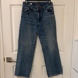 Kut from the Kloth Blue High Rise Wide Leg Jean